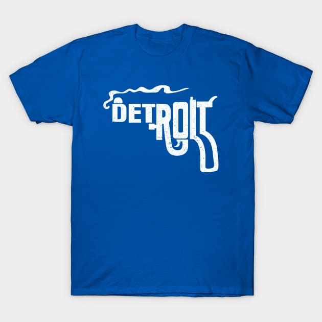 Mac And His Detroit Smoking Barrel T-Shirt by alfiegray